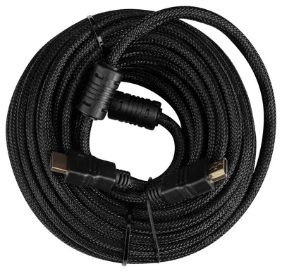 Кабель HDMI Buro HDMI-V1.4-10MC, 10м, HDMI 1.4, ферритовые кольца
