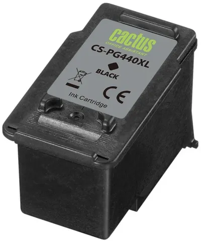 Картридж струйный Cactus CS-PG440XL, чёрный, 600стр., для Canon Pixma