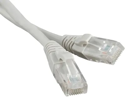 Патч-корд LANMASTER - TWT, UTP, кат. 5e, 2 x RJ-45, RJ-45 - RJ-45, ПВХ, серый, 30 м, с заливными колпачками, TWT-45-45-30-GY