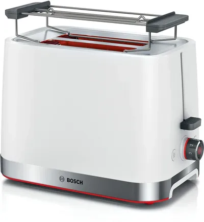 Тостер Bosch TAT4M221, 970 Вт, 2 слота, белый