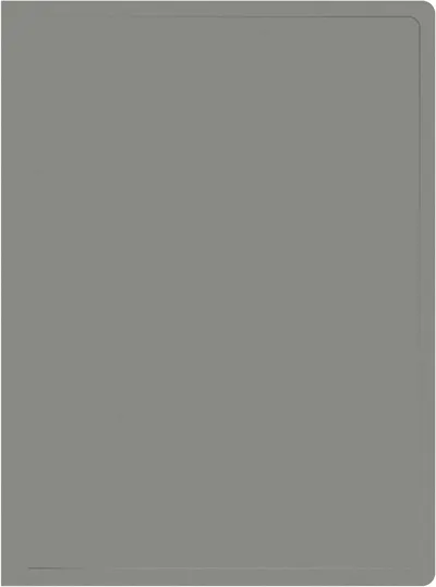 Папка Silwerhof SE-V30GREY, A4, 30 вкладок, пластик 0.5мм, серая