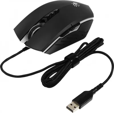 Мышь проводная A4TECH Bloody A70 черный (USB, 6200dpi, 8but) (A70 MATTE BLACK)