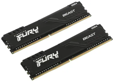 Модуль памяти Kingston KF432C16BBK2/16, 16 ГБ, DDR4, 3200 МГц