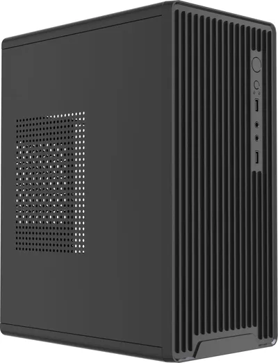 Корпус для ПК accord - M258-02B, mITX, mATX, 2х2.5", 2х3.5", 2xUSB2.0, Mini Tower, без БП, цвет чёрный, ACC-M258-02B