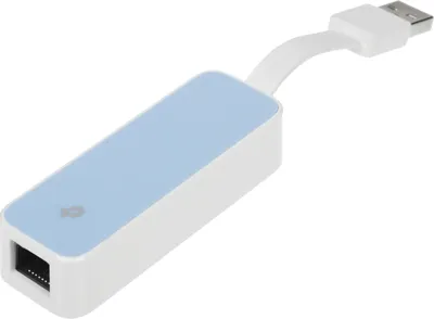 Сетевой адаптер/ USB 2.0 to Fast Ethernet Network Adapter, 1 USB 2.0 connector, 1 10/100Mbps Ethernet port