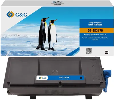 Картридж лазерный G&G GG-TK3170, черный, 15500 стр., для Kyocera ECOSYS P30