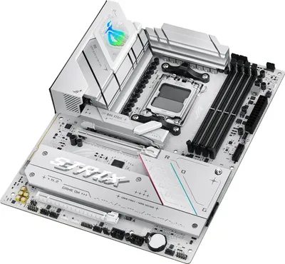 Материнская плата ASUS ROG STRIX B850-A GAMING WIFI, AM5, AMD B850, 4xDDR5, 2xSATA, 4xM.2, 1xPCIe 5.0 x16, 1xPCIe 4.0 x16, 1xPCIe 4.0 x4, DisplayPort, HDMI, 1x2.5Gb LAN, USB Type-C, 3x3.5 мм, 7.1, ATX
