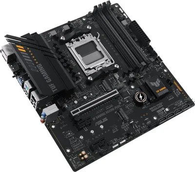 Материнская плата ASUS TUF GAMING A620M-PLUS, AM5, AMD A620, 4xDDR5, 4xSATA, 2xM.2, 1xPCIe 4.0 x16, 2xPCIe x1, DisplayPort, HDMI, 1x2.5Gb LAN, 6xUSB, 3x3.5 мм, 7.1, microATX