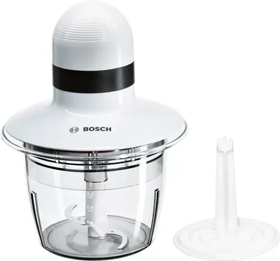 Измельчитель Bosch MMR08A1, 400 Вт, 0.8 л, белый