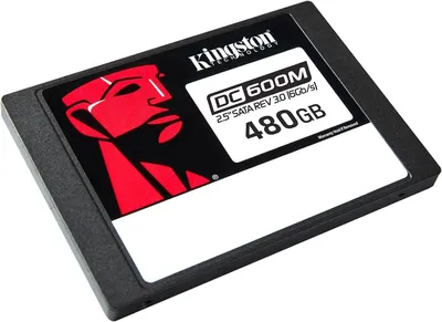 Твердотельный накопитель Kingston Enterprise SSD 480GB DC600M 2.5" SATA 3 R560/W470MB/s 3D TLC MTBF 2M 94 000/41 000 IOPS 876TBW  1 Year Warrаnty