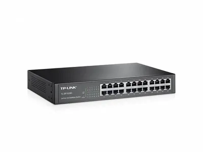 Коммутатор TP-LINK TL-SF1024D, 24×100M, 1U