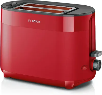 Тостер Bosch TAT2M124, 950 Вт, 2 слота, красный