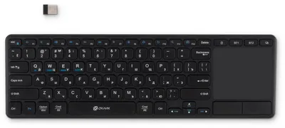 Клавиатура Oklick 1979327, беспроводная, slim, USB