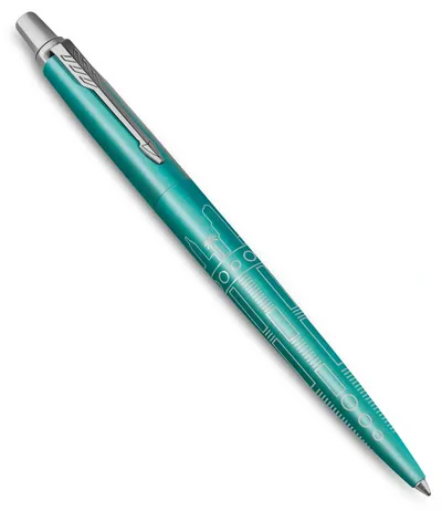 Ручка шариковая Parker Jotter 2221602, M, синяя, бирюзовый