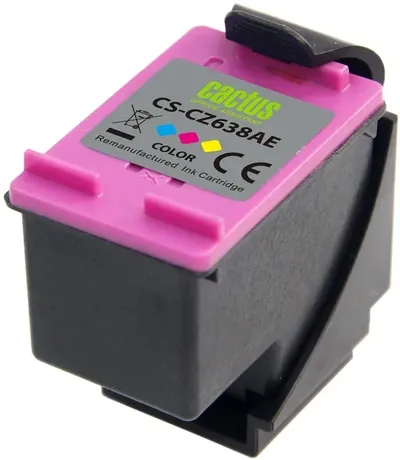 Картридж струйный Cactus CS-CZ638AE №46, многоцветный, 21 мл, для HP