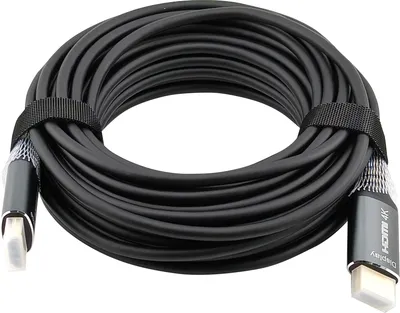 Видео кабель CACTUS - CS-HDMI-AOC-2, HDMI (M) -> HDMI (M), HDMI 2.0, 10 м, цвет чёрный, CS-HDMI-AOC-2-10