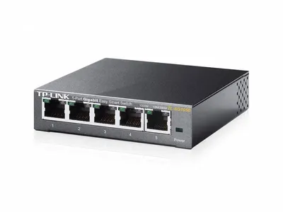 Коммутатор TP-Link TL-SG105E, 5×1GbE, Easy Smart, настольный