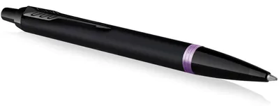 Ручка шариков. Parker IM Vibrant Rings K315 (2172951) Amethyst Purple PVD M син. черн. подар.кор.