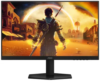 Монитор 23,8" AOC Gaming 1920x1080 WLED 16:9 IPS 300cd, 1000:1, 80M:1, 1ms, 178°/178°, HDMI, DP, 180Hz, Tilt, VESA, Internal, Black, 3y