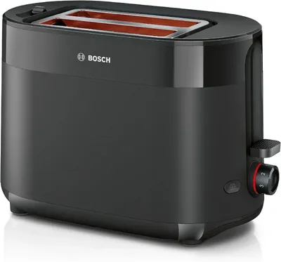 Тостер Bosch TAT2M123, 950 Вт, 2 слота, черный