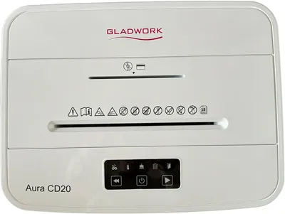 Шредер Gladwork CD20 Aura, P-4, 20 листов, 25л