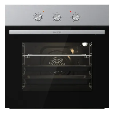 Духовой шкаф Gorenje BO6727E03NX, электрический, 60 см, черный/нержавеющая сталь