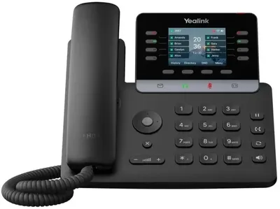 Телефон YEALINK SIP-T73U, 12 аккаунтов, 2,8" цветной экран, порт USB, BLF, PoE, GigE, без БП, шт (repl. SIP-T44U, SIP-T43U)