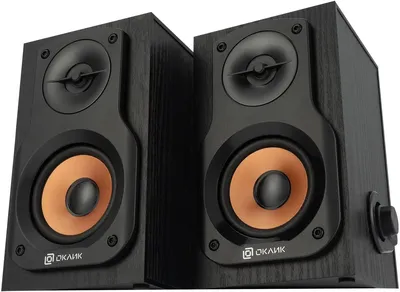 Колонки Oklick OK-162 2.0 черный 8Вт