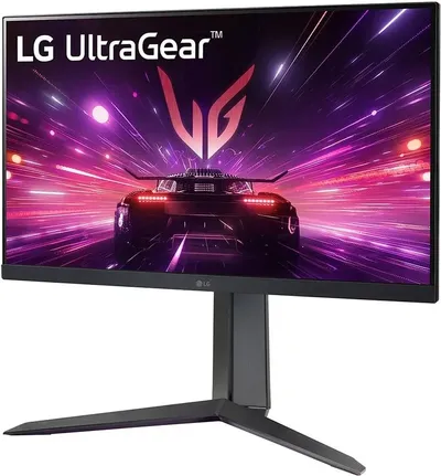 Монитор 23.8" LG UltraGear 24GS65F-B IPS 1920x1080, 180 Гц, 1 мс, 16:9, HDR10, 300 кд/м², DisplayPort, HDMI 2.0, Flicker Free, Low Blue Light, трехсторонний безрамочный дизайн, регулировка по высоте, поворот на 90 градусов, черный