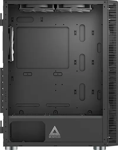 Корпус ПК Montech X3 GLASS BL, ATX, без БП, черный