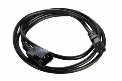 REM Шнур питания с заземл. IEC 60320 C13/IEC 60320 C14, 10А/250В (3x1,0), длина 1,8 м. (R-10-Cord-C13-C14-1.8)