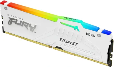 Память Kingston KF556C36BWEA-16, DDR5, 16ГБ, 5600МГц, CL36, Beast White RGB