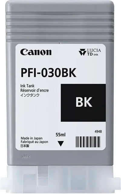 Картридж струйный Canon 3489C001, PFI-030BK, черный, 55мл