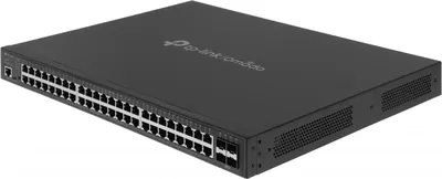 Коммутатор/ 48-port Gigabit PoE+ L2+ switch, 48 802.3af/at PoE+ ports, 4 Gb SFP slots, 1 RJ-45 + 1Micro-USB console ports, 348W PoE budget