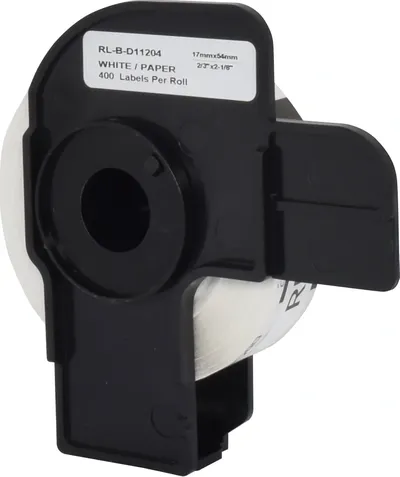 Картридж ленточный Cactus CS-DK11204 DK-11204 черный на белом для Brother P-touch QL-500, QL-550, QL-700, QL-800