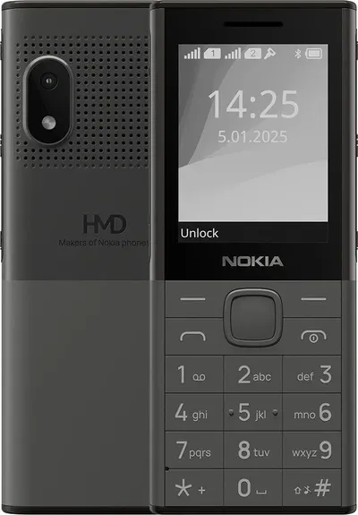 Мобильный телефон Nokia TA-1716 150 DS темно-серый моноблок 2Sim 2.4" 240x320 Series 30+ GSM900/1800 Protect MP3 microSD max32Gb