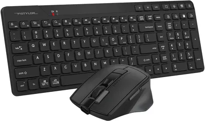 Комплект клавиатура+мышь A4Tech FB2800C Air2, беспроводной, Bluetooth/Радио