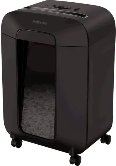 FS-44008 Шредер Fellowes PowerShred LX85 (секр.P-4) перекрестный 12лист. 19лтр.  скрепки скобы пл.карты