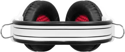 (Поврежденная упаковка) Наушники с микрофоном Oklick HS-G300 белый/черный 2.5м мониторы (AH-V1W)