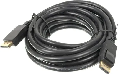 Кабель аудио-видео Ningbo V1.2 DisplayPort (m)/DisplayPort (m) 5м. черный