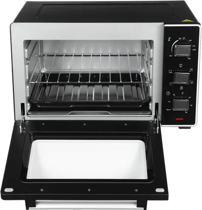 Мини-печь Hyundai MIO-HY093, 28л, 1600Вт, черный
