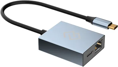 Порт-репликатор DIGMA DS-965, USB-C, RJ45, PD 100Вт