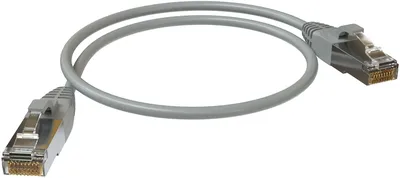 PC 4545.5ES26.05LSZHGY  Патч-корд Sysmatrix  F/UTP RJ-45 вил.-вилка RJ-45  кат.5E  0.5м  серый LSZH