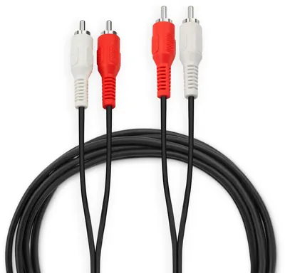 Кабель аудио Buro BAAC024-3, 2×RCA(m)-2×RCA(m), 3 м