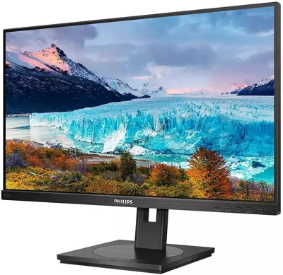 Монитор 27" Philips 272S1M 1920x1080, LED, 16:9, IPS, 300cd, 1000:1, 50M:1, 4ms, 178/178, VGA, DVI, HDMI, DP, 4*USB-A 3.2, 75Hz, Speakers, HAS, Pivot, Tilt, Swivel, Внутр, VESA, Black, 3y