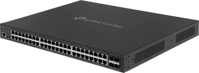 Коммутатор Управляемый TP-Link - SG3452XP, Layer 2 Plus, 48-PoE, 48-1GbE, 4-SFP+, SNMP, telnet, Web, CLI, в стойку, SG3452XP
