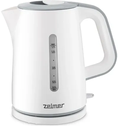 Чайник Zelmer 71504568P, ZCK7620S, 1.7 л, 2000 Вт, белый