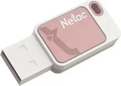 <104933> Флешка .32Gb Netac UA31 USB2.0 выдвижной, пластик, розовая [NT03UA31N-032G-20PK]
