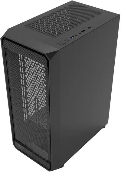 Корпус для ПК Bloody - BD-CC114, 1х2.5", 2х3.5", 1xUSB2.0, 1xUSB3.0, Midi Tower, без БП, цвет чёрный, BD-CC114-BK