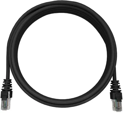 Патч-корд NTSS NTSS-PC-UTP-RJ45-5e-10.0-LSZH-BL NTSS-PC-UTP-RJ45-5E-10.0-LSZH UTP RJ-45 вил.-вилка RJ-45 cat.5e 10м черный LSZH (уп.:1шт) 26AWG